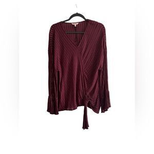 Juicy Couture Tops Juicy Couture Striped Flared Cuff Long Sleeve Size L